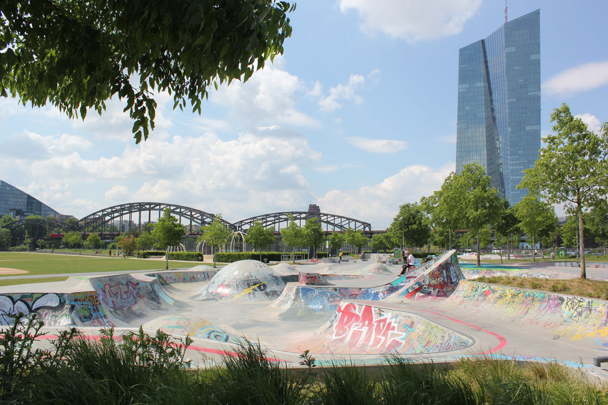 Frankfurt Osthafenpark Osthafenpark
